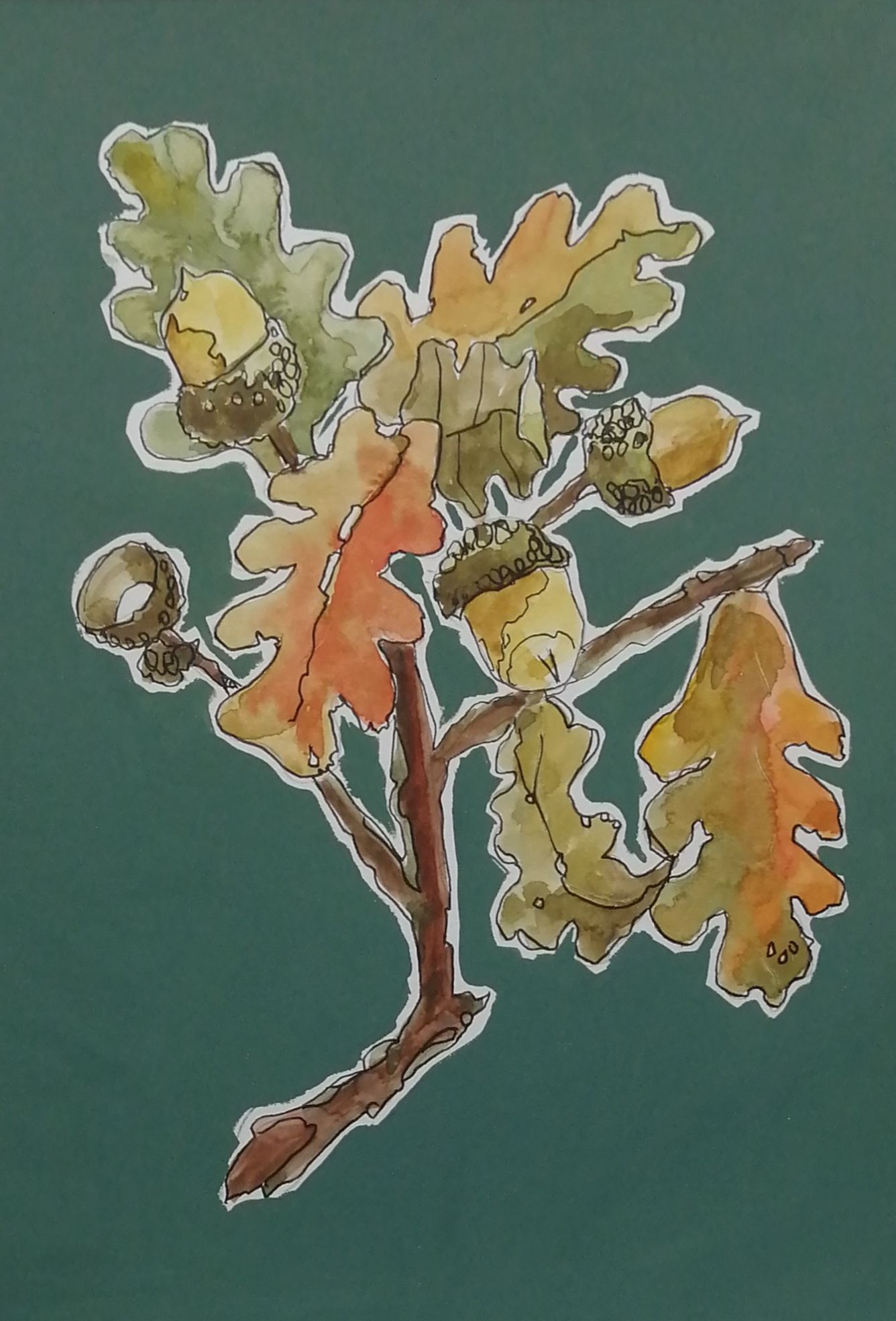 Oak Leaves & Acorns 2