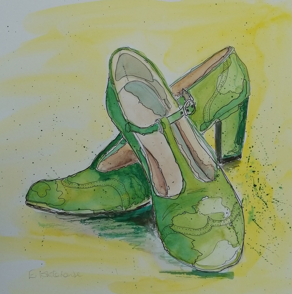 Green Vintage Shoes